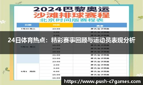 24日体育热点：精彩赛事回顾与运动员表现分析